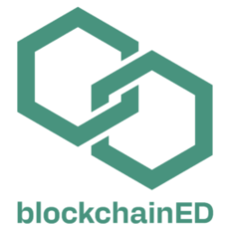 BlockchainED logo vertical